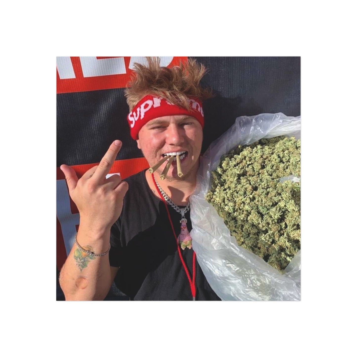 Supreme Patty Square Magnet