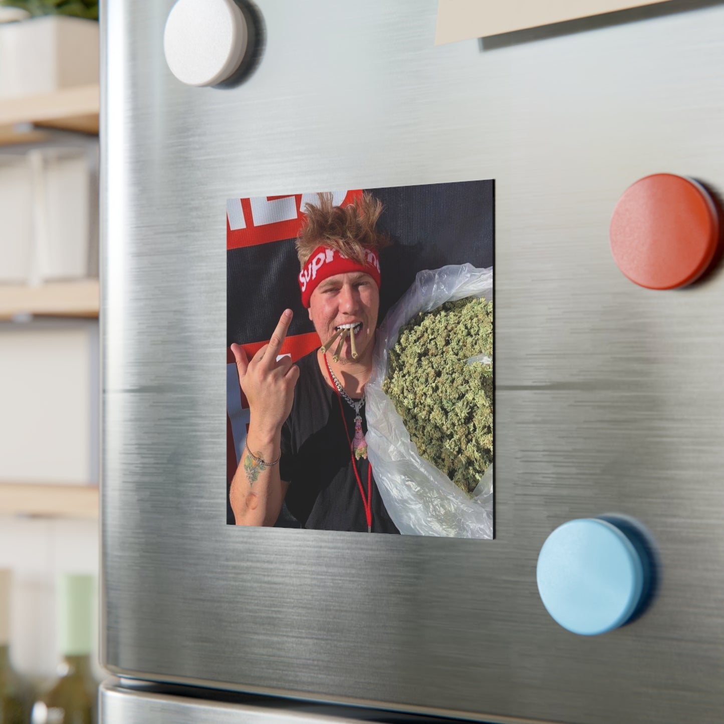 Supreme Patty Square Magnet